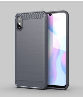 For Xiaomi Redmi 9A Case Rubber Bumper Silicone Carbon Fiber Cover For Redmi 9A 9C 9AT 8 9T 10 Phone Case For Redmi Note 11 Case