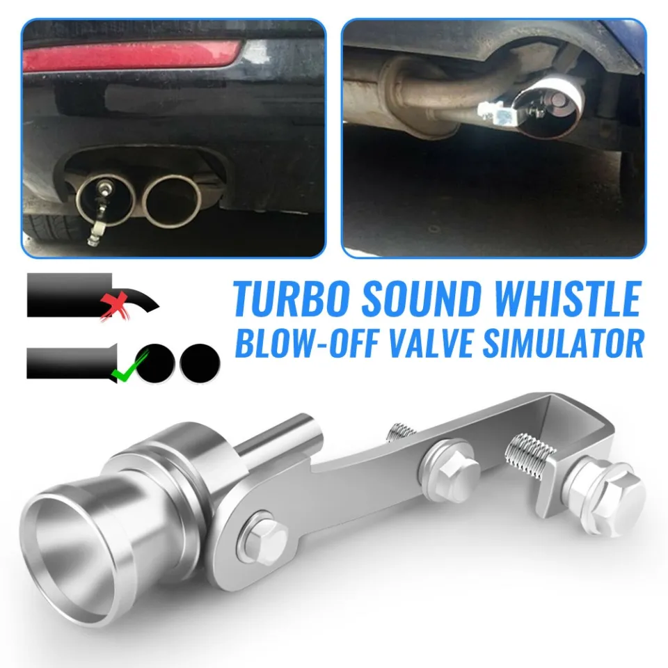 UNIVERSAL CAR TURBO Sound Whistle Exhaust Pipe Oversized Roar