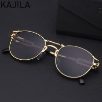 Round Steampunk Sunglasses Men 2023 Luxury Brand Quality Punk Sun Glasses For Women Oval Eyewear Shades Gafas De Sol Hombre