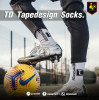 ถุงเท้านักฟุตบอลอาชีพ TD Tapedesign Football Socks  เพื่อการฝึกซ้อม และการแข่งขัน