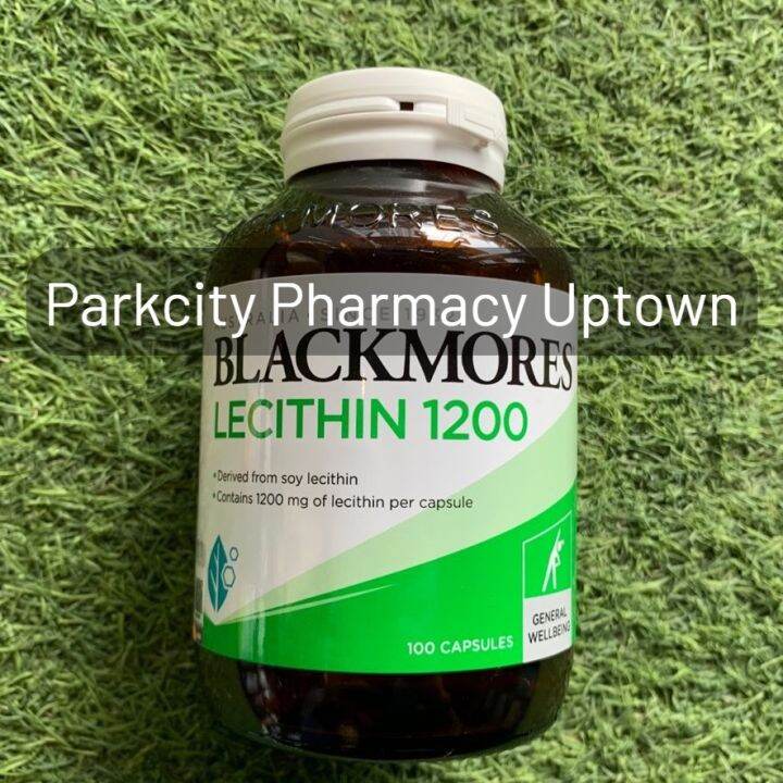 Blackmores Lecithin 1200mg 100 capsules [ Liver fat ] Derived from soy