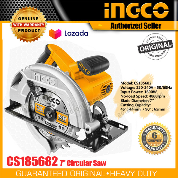 INGCO CS185682 7" Circular Saw 1400W Lazada PH