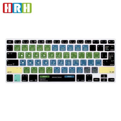 HRH Traktor Pro 2/Kontrol S4 Shortcuts Hot Key Silicone Keyboard Cover Skin for MacBook Air Pro Retina 13" 15"keyboard Protector Keyboard Accessories