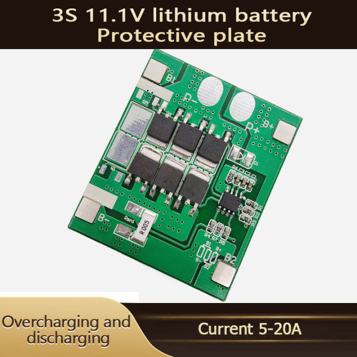 BMS battery protection board 3S 18650 lithium battery protection board