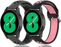 2ชิ้นสายรัดสำหรับ Samsung Galaxy Watch 4 Band 40Mm 44Mm,Galaxy Watch 4 Classic 42Mm 46Mm Band,Watch 3 41Mm Watch Acri 2 Watch 42Mm Gear Sport Band