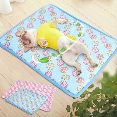 [pets baby] Dog MatDogs Cat Pad Cooling Breathable Pet Dog Bed CatPad Washable Pet Cooling Cats ผ้าห่มสำหรับสัตว์เลี้ยง Sleeping Pads