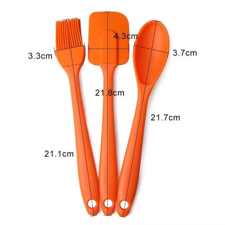 3pcs-silicones-spatula-scraper-srush-spoon-cooking-utensils-pastry-baking-tools