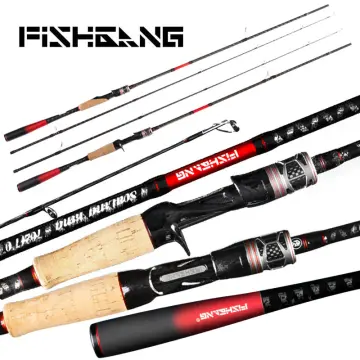 TRAINFIS】 1.38m/1.58m/1.68m/1.8m UL Power Fishing Rod Solid Tip 2-7LB  Micro-jigging Rod Full Carbon Ultra Light Spinning Rod Ultralight  Baitcasting Rod Joran Pancing