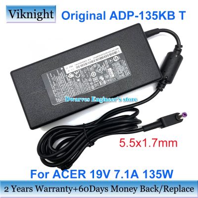 อะแดปเตอร์7.1A ADP-135KB T 19V ของแท้ ASPIRE 7 V17 V15 NITRO Series Nitro 5 AN515-51 AN515-54 Charger Laptop PA-1131-16รับประกันสองปี