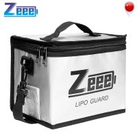 Zeee Lipo Battery Safe Bag 215*145*165mm Fireproof Explosionproof Bag RC Lipo Battery Fire Safe Guard Portable Storage Handbag Valves