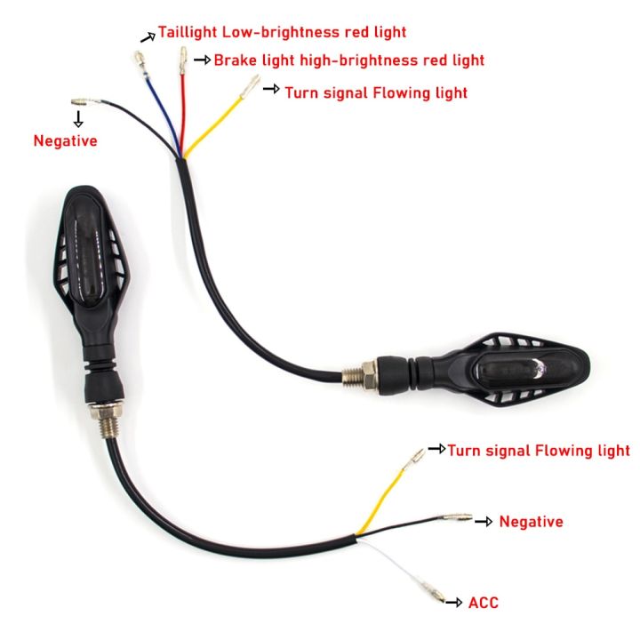 ไฟสัญญานเลี้ยวท้ายจักรยานยนต์มอร์เตอร์ไซต์-led-12v-แบบสากลไฟเบรคกระพริบไฟเดย์ไลท์เตือนเวลากลางวัน