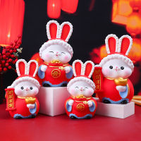 Lucky Rabbit Year Coin Bank Creative 2023 Company Annual Meeting Gift Vinyl Rabbit Gift Decoration Can Be Saved