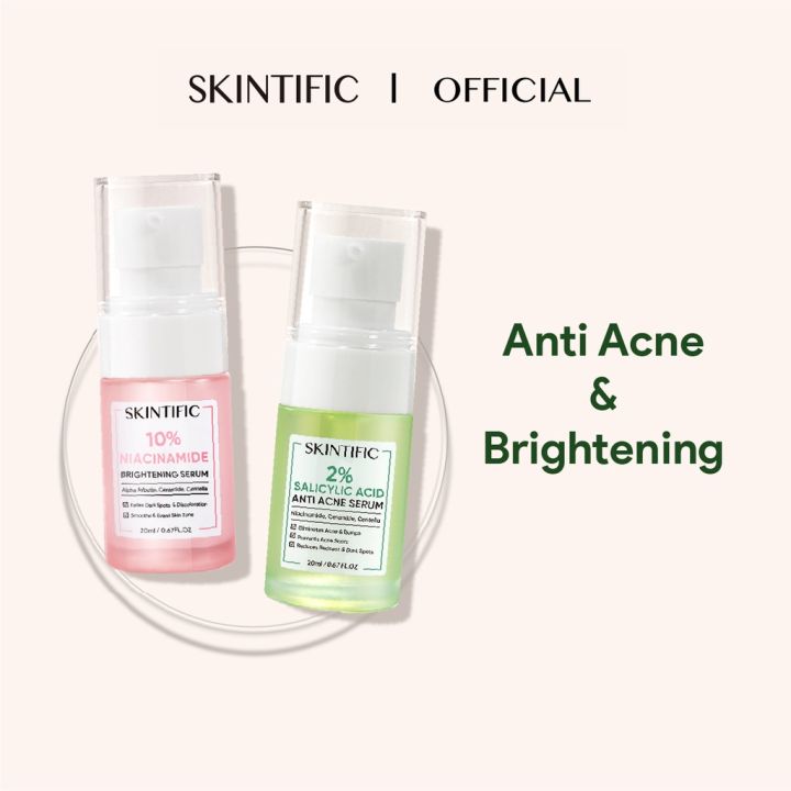 SKINTIFIC OFFICIAL Serum Kit - Salicylic Acid Anti Acne Serum ...