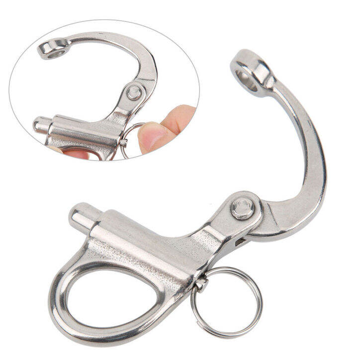 316-snap-stainless-rock-release-carabiner-climbing-shackle