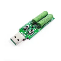 1 Piece USB Resistor Electronic Load USB Resistor DC Electronic Load with Switch Adjustable 5V1A/2A/3A Battery Capacity Voltage Discharge Resistance Tester