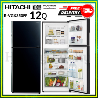 ตู้เย็น ตู้เย็นฮิตาชิ ตู้เย็น2ประตู HITACHI RVGX350PF R-VGX350PF Inverter Dual Fan Cooling ขนาด12 คิว