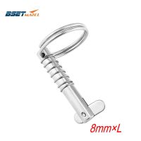 8mm BSET MATEL Marine Grade 316 Stainless Steel Quick Release Pin for Boat Bimini Top Deck Hinge Marine hardware Boat Accessories