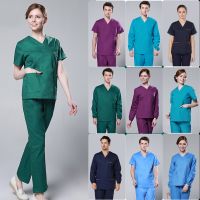 Uniforme Enfermera ชุดพยาบาลชุดเครื่องแบบชุดทำงานบุรุษหญิง Odontologia Jaleco Fermagem 101