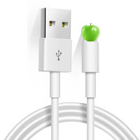 สายชาร์จไอโฟน iPhone สายชาร์จ Lightning USB สีขาว ความยาวมาตรฐาน 1 เมตร