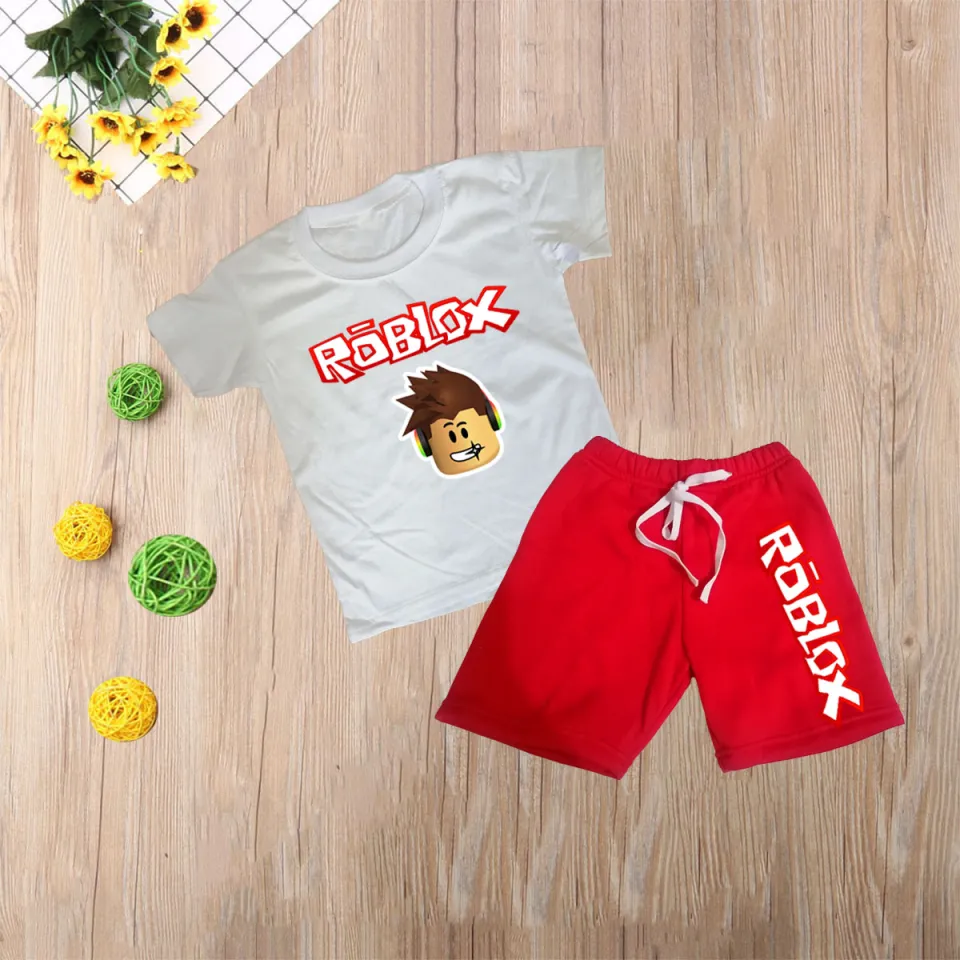 Terno Short Roblox boys and girls Ootd Terno (1-11 yrs.old Small to XL