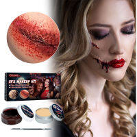 Halloween Skin SCar Wax Vampire Blood Cut Wound Effect Makeup Kit Horror Scary แต่งหน้าเอฟเฟค รอยแผล ครีมแต่งหน้า แต่งแผล