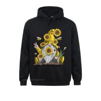 Sudadera con capucha para hombre y mujer, de estilo 3D prenda deportiva, con cuello redondo y diseño divertido de Gnomo de girasol y abeja, estilo Hippie, 2022