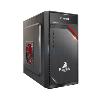 mATX CASE (NP) CUBIC RAVEN (BLACK)