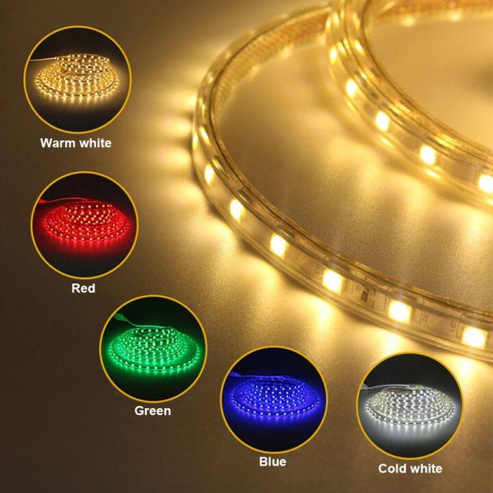 rgb-led-strip-lights-220v-5050smd-eu-ip67-warm-white-red-flexible-silicone-tape-10m-25m-for-indoor-outdoor-lighting-decoration-led-strip-lighting