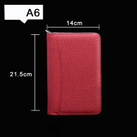 A6A5B5 Diary Notebook and Journal with Calculator Binder Spiral Note Book Business Manager Folder Padfolio Zipper Bag Handbook