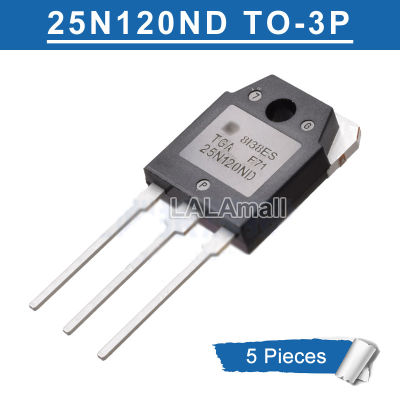 5ชิ้น TO-3P 25N120ND TGA TGA25N120ND TGAN25N120ND 25N120 TO3P 25A/1200V IGBT IC ทรานซิสเตอร์ใหม่แบบดั้งเดิม