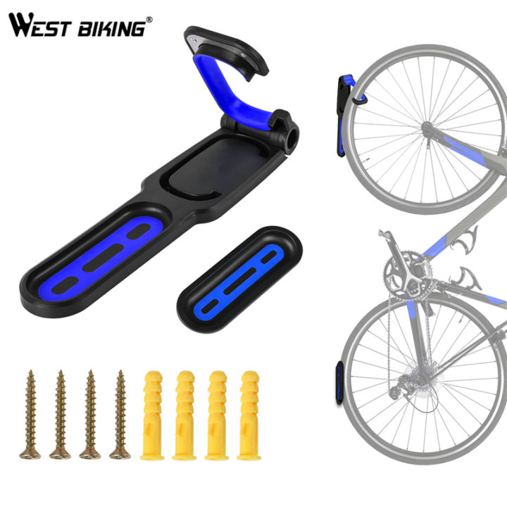 west-biking-bike-wall-stand-holder-mount-max-18kg-capacity-garage-bicycle-storage-wall-rack-stands-hanger-hook-bike-tools