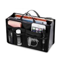 Storage Bag Women Pocket Large Travel Insert Handbag Tote Organizer Tidy Bag Purse Pouch Makeup Organizers Phone Bag Case Packing Organizer