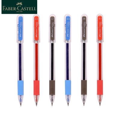 Faber Castell Gel Pen 0.38/0.5/0.7mm Black/Red/Blue Ink Pen Exam Pens Stationery Writing Smooth School Office Supply JR Gel Pen