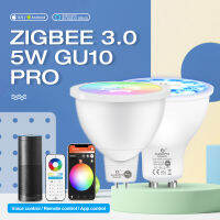 GLEDOPTO ZigBee 3.0 4W Pro MR16 Led Spotlight GU10หลอดไฟ Led โคมไฟสำหรับห้องนอนร้านอาหารห้องนั่งเล่น Cook Room แสง *