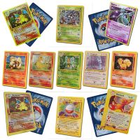 Pokemon Cardex Base Set 1996years English French Flash Card Charizard Pikachu Mewtwo Game Collection Cards Gift Kids Toys