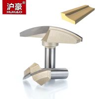 HUHAO 1pcs 1/2 Shank Classical Plunge Bit CNC Woodworking Tools two Flute Router Bits for wood cutting the wood router tool