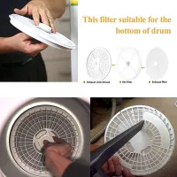 90 Pieces Clothes Dryer Exhaust Filter,Universal Portable Dryer Lint Filter Replacement for Panda/Magic Chef/Sonya/Avant