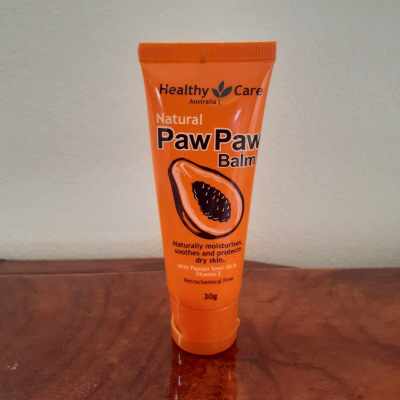 Healthy Care Natural PawPaw Balm30g ลิปบาล์ม วิตามินผสมน้ำมันเมล็ดมะละกอCaricaและวิตามินอี (พร้อมส่ง)