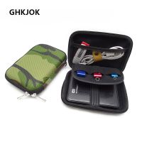 Portable Carrying Hard Case Cover for 2.5 Inch Power Bank Earphone USB External WD Seagate HDD Disk Drive Protect Bag