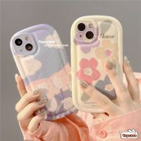 เคสโทรศัพท์มือถือ แบบนิ่ม ลายการ์ตูนดอกทิวลิปน่ารัก สําหรับ iPhone 14 13 12 X XR Xs 8 7 6 6s 2020