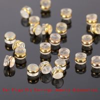 ZM6J3J นุ่ม ล้าง อุปกรณ์เสริม Earring plugs เครื่องประดับค้นพบ ทองแดง Ear Stud Backs ปลั๊กอุด DIY Earring Back Stoppers Earring Pads