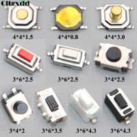 10PCS SMD 2 4 Pin 3x4mm 3x6mm 4x4mm Tactile Tact Push Button Micro Switch 3x4x2.5 3x6x4.3 3x6x2.5 3x6x3.5 4x4x0.8 4x4x3.0 MM