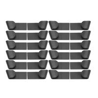 24Pcs/Set ABS Pot Pan Lid Rack Clip Cooker Pot Cover Frame Stand for Storing Pot Lids Dishes Storage Organizer Holder