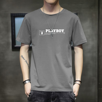 PLAYBOY 2021ใหม่เอี่ยมสั้น,เสื้อยืดลำลองสำหรับชาย