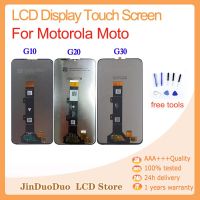 จอ LCD ขนาด6.5นิ้วของแท้สำหรับ Motorola Moto G10 XT2127-2 G20 XT2128-2 G30 XT2129-2ชิ้นส่วนจอสัมผัสแอลซีดีของเครื่องแปลงดิจิทัล