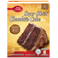 เบตตี้ คร๊อกเกอร์เเป้งเค้กช็อกโกเเลต 430 กรัม - Supermoist Chocolate Cake Mix 430g Betty Crocker brand