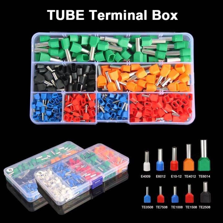 Hot Dual Wire Tube Terminal Kit X Mm Twin Wiring Ferrules Crimp