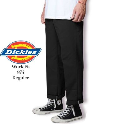 CODTheresa Finger Work PANTS] Chino Dickies Regular Fit Work PANTS 874 Black Stitching Dickies Men Regular Mens Chino Full Stitching Thick Material