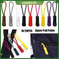 ZOWBRSH 10/20pcs คุณภาพสูง คลิปหนีบกระเป๋า เสื้อผ้าเดินทาง สิ้นสุดการล็อก Zips เครื่องดึงสายไฟ ตัวดึงซิป ซิปดึง