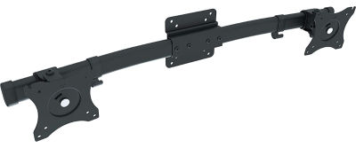 VIVO Dual VESA Bracket Adapter, Horizontal Assembly Mount for 2 Monitor Screens up to 27 inches, MOUNT-VW02A